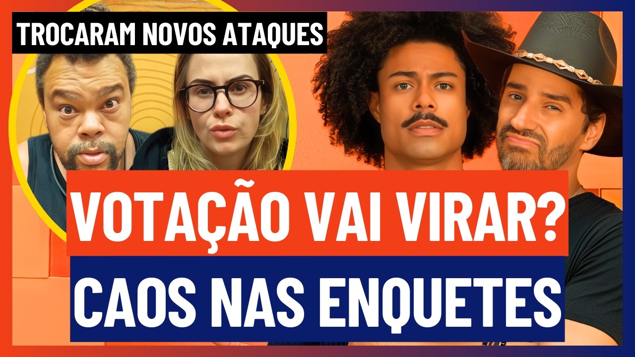 🔵 CAOS NAS ENQUETES com Cowboy e Breno em DISPUTA VOTO A VOTO e GUERRA DE TORCIDAS choca | BBB 26