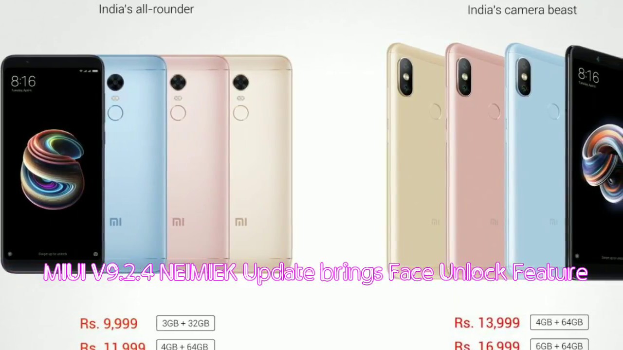 Redmi Note 5 Pro Receives Face Unlock Feature With MIUI 9.2.4 OTA Update
