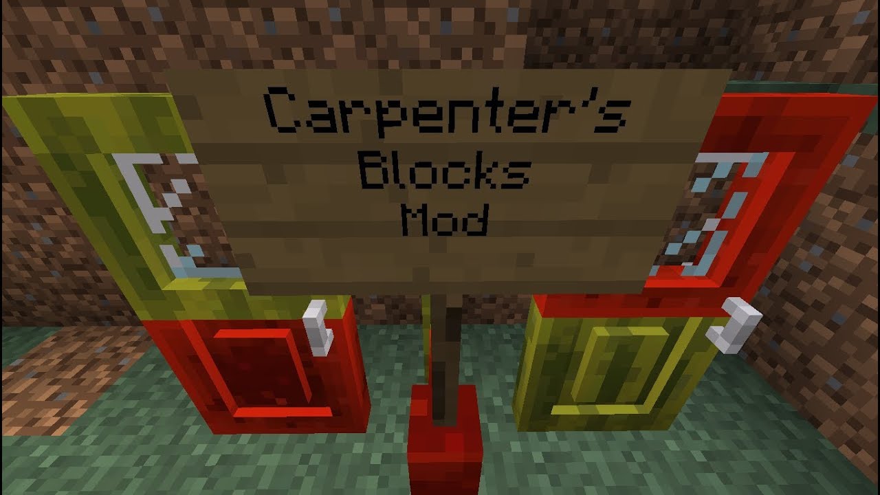 Carpenter's Blocks Mod (Minecraft Mod Showcase)