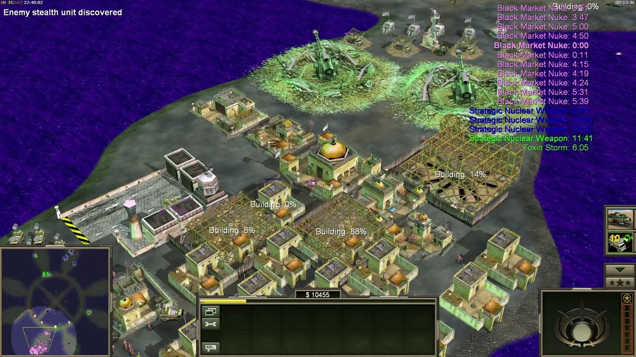 GLA Demolition vs 7 Random gameplay - C&C Generals Zero Hour - APOCALYPTIC 2.2  