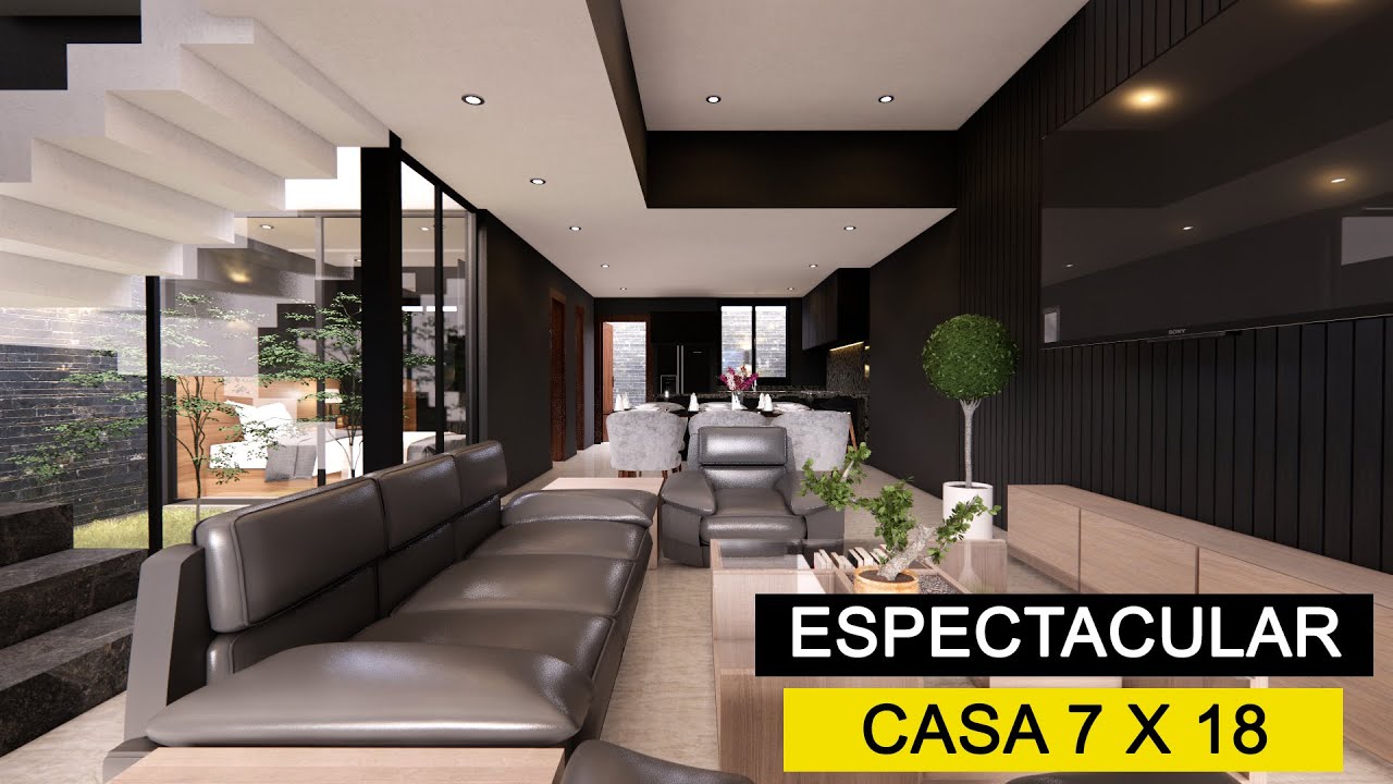 PLANO DE CASA 7 X 18 METROS / ETAPA 1 / PLANTA BAJA