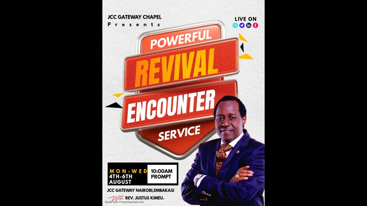 04.08.25 || POWERFUL REVIVAL ENCOUNTER SERVICE || REV. JUSTUS KIMEU II