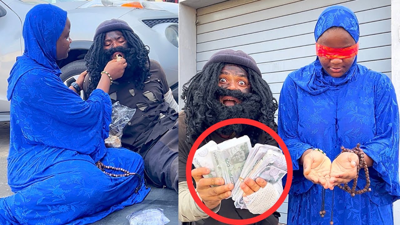 LADY HELPED A HOMELESS MAN DURING RAMADAN AND UNEXPECTED HAPPENED 🥺😭 #socialexperiment #funny #viral