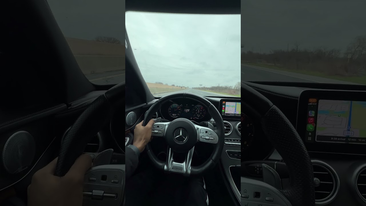 90-150MPH IN MY 2020 C43 AMG🤯🔥 #shorts