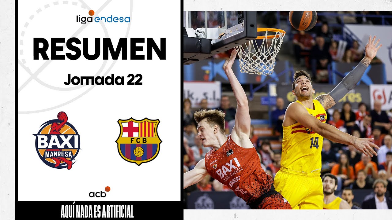 BAXI Manresa - Barça (77-87) RESUMEN | Liga Endesa 2023-24