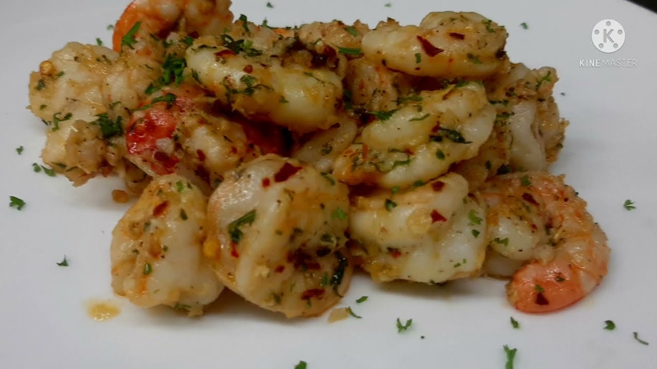 Easy Butter Garlic Prawns Recipe At Home | Shrimp Recipe | How To Make Butter Garlic Prawns Recipe|
