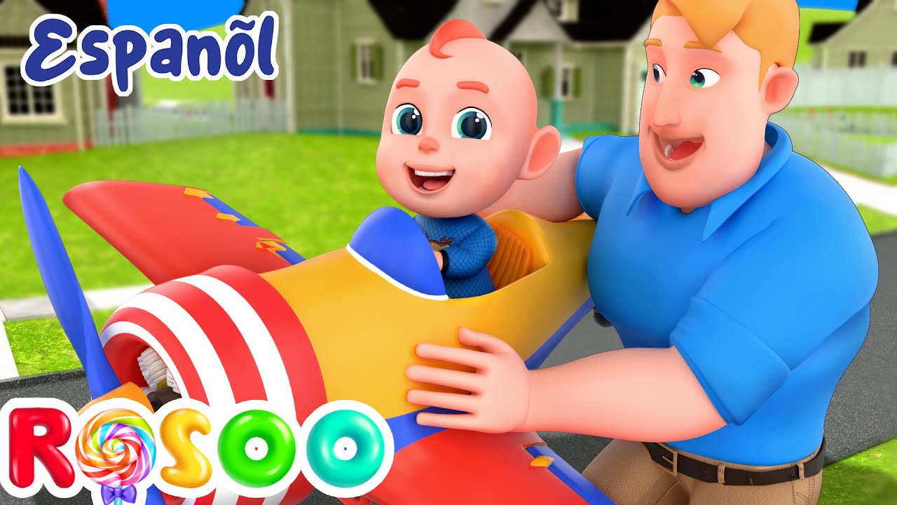 Bebé en El Avión | Jugamos en El Patio | Nursery Rhymes - Canciones Infantiles en Español