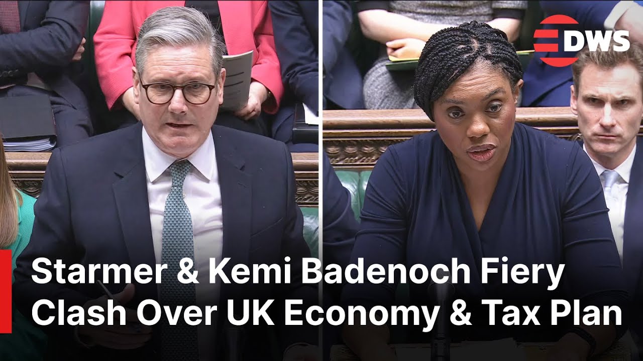 HEATED DEBATE: UK's Starmer & Kemi Badenoch Fiery Clash Over UK Economy & Tax Plan | AC1E