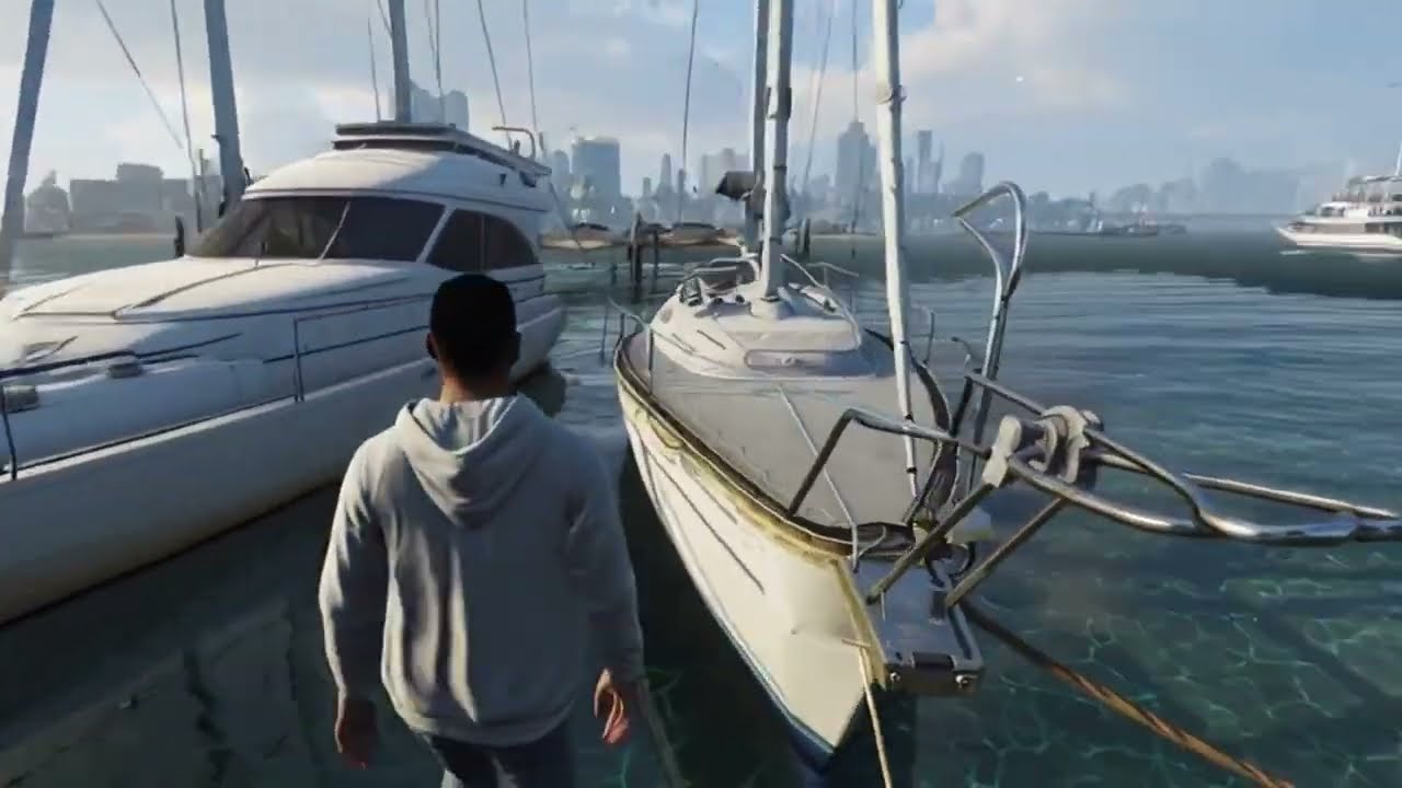Realistic Ray Tracing and Global Illumination in GTA VI Next-Gen Graphics