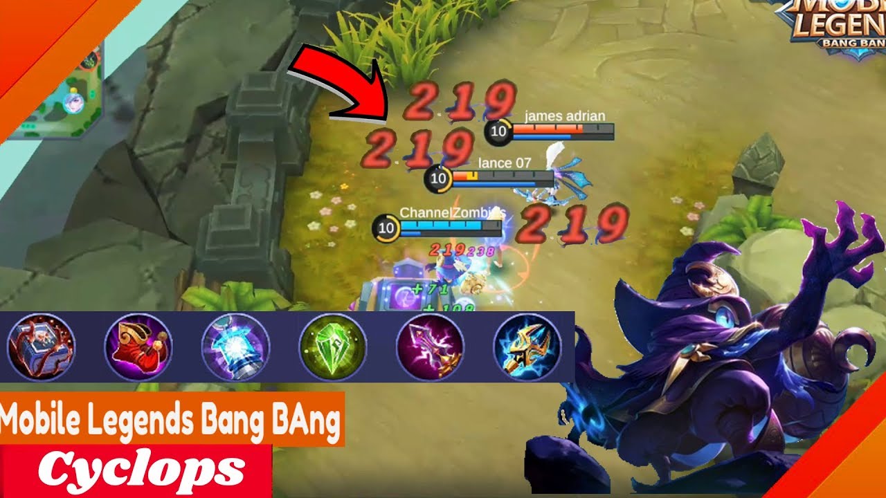 Cyclops Mobile Legends Build Best Rank | Guide Combo Skill
