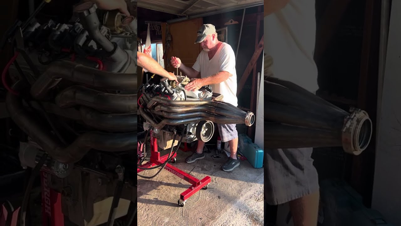 1st start up 5.3L , Summit pro LS stage 3 turbo cam 8-1 header 750 Holley