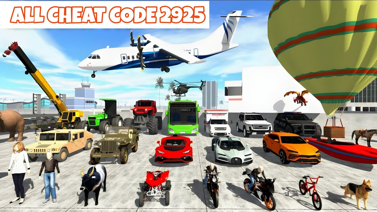 Indian Bike Driving 3D All Cheat Codes 2025