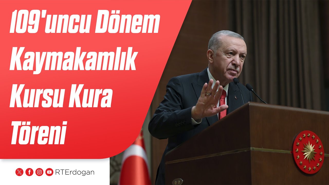 109'uncu Dönem Kaymakamlık Kursu Kura Töreni