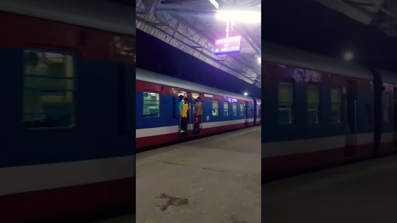 DEMU Train in Indian Railways😳😱 #shorts  #indianrailways #viral #demu #india #train#yt #nagapattinam