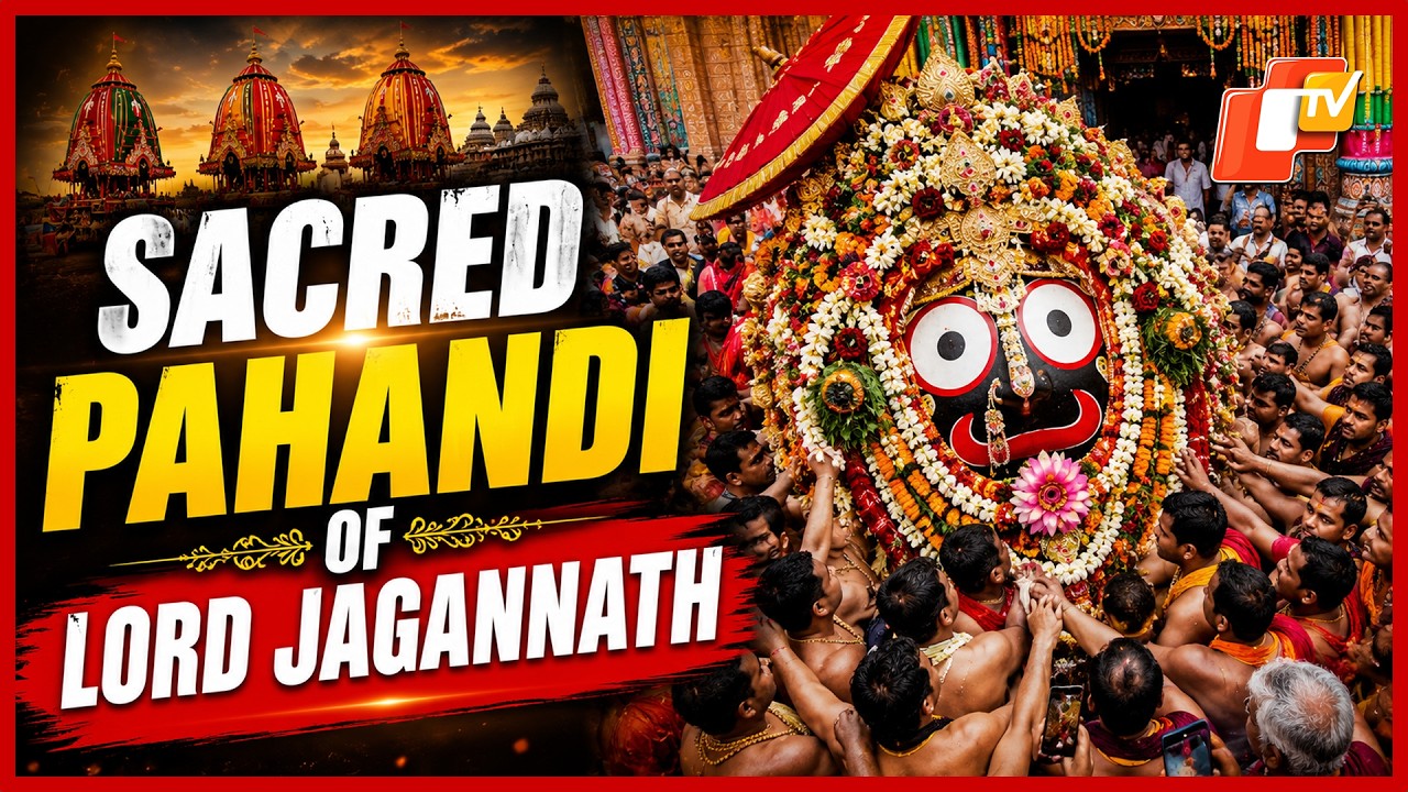 Bahuda Yatra 2026: Lord Jagannath Taken To Nandighosha Chariot In Sacred Pahandi