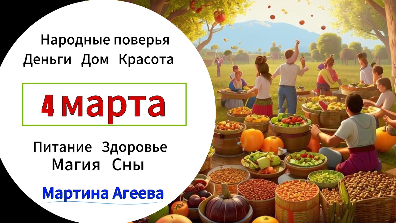 4 марта – День, когда достаток приходит через еду