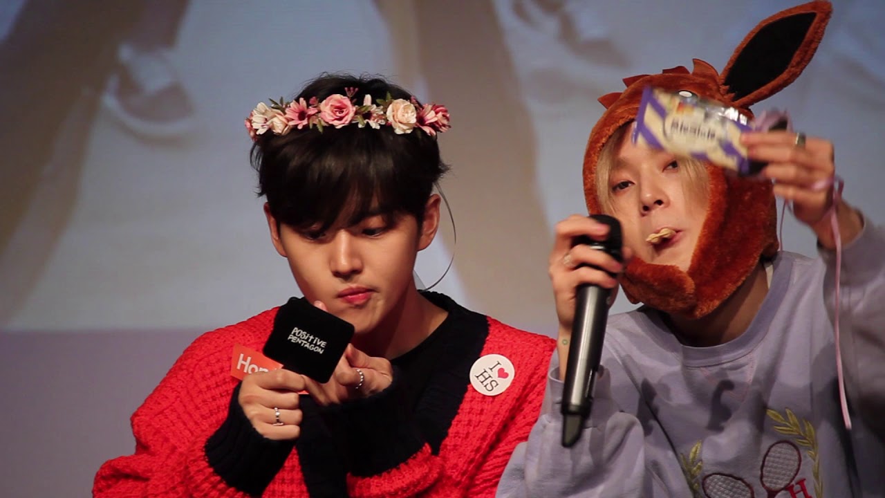 PENTAGON FANCAM + OFFROAD 180409 (잠실 핫트랙스 팬사인회 + 오프로드)