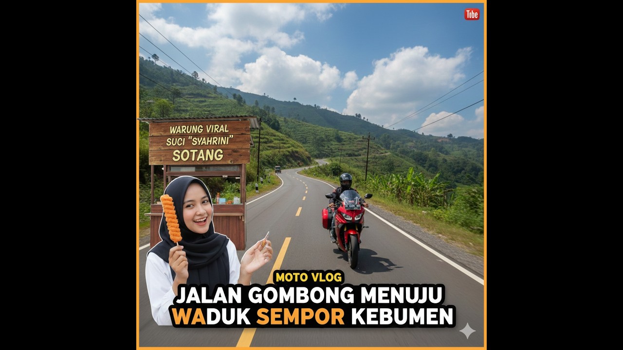 Jalan Gombong Menuju Waduk Sempor Kebumen, Melewati Warung Viral Suci 