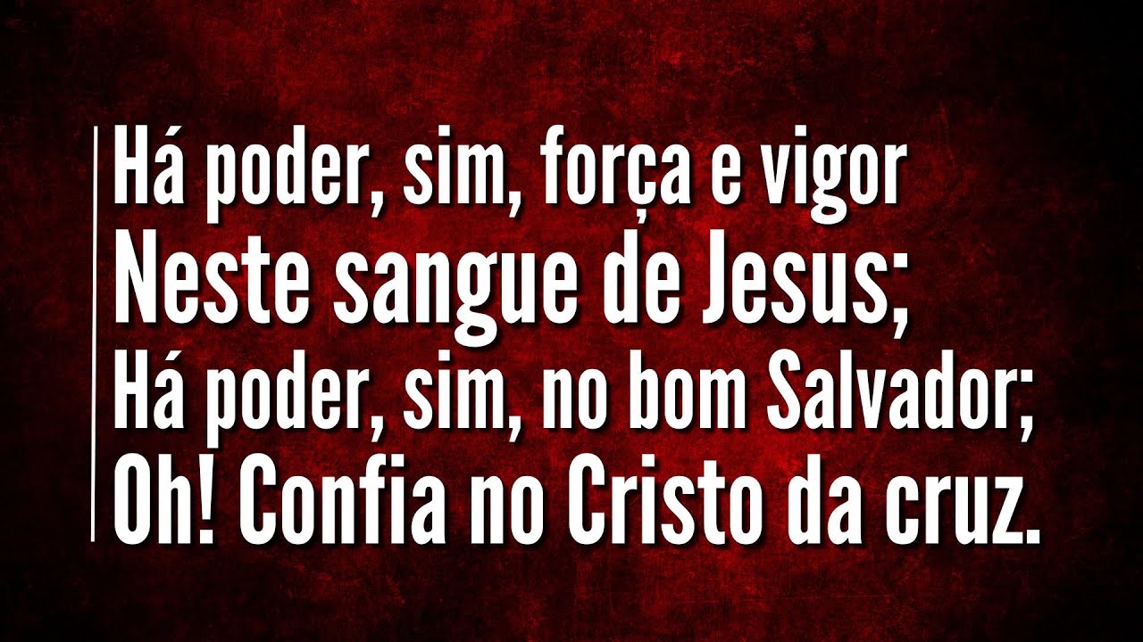 491 -  Há Poder no Sangue de Jesus (PLAYBACK+LETRA)