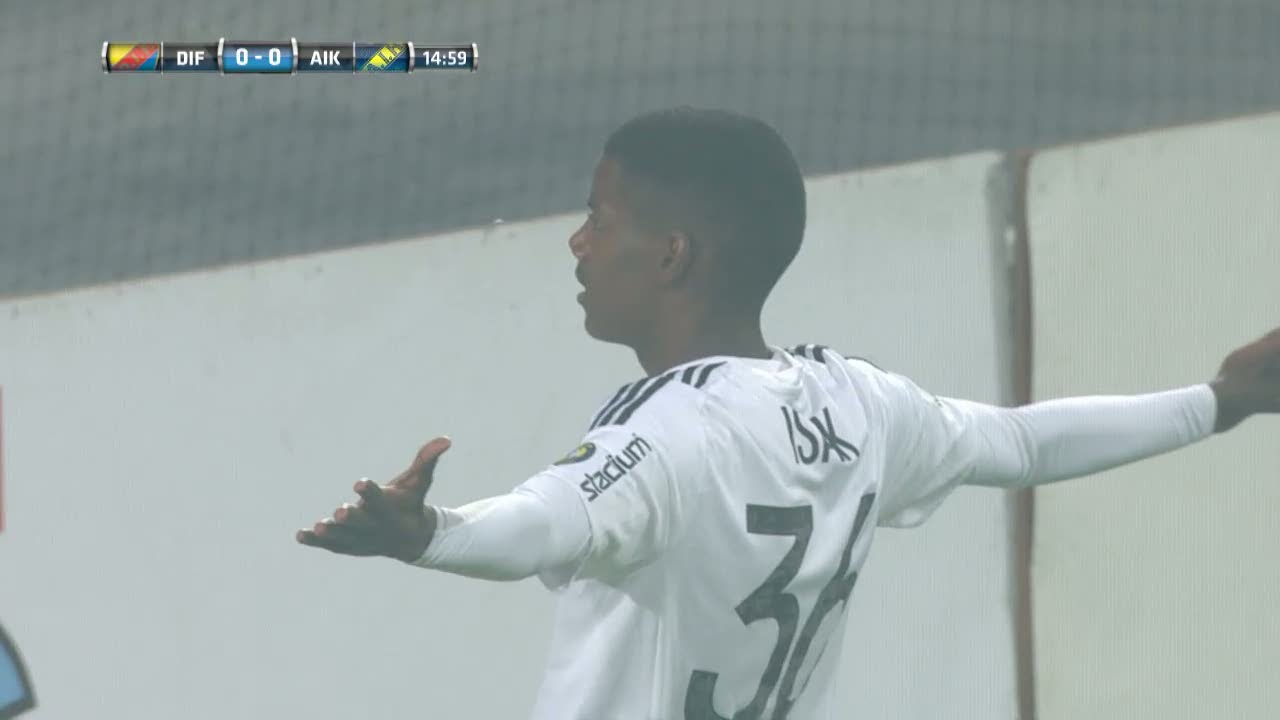 Sammandrag: Alexander Isak tvåmålsskytt mot Djurgården - TV4 Sport