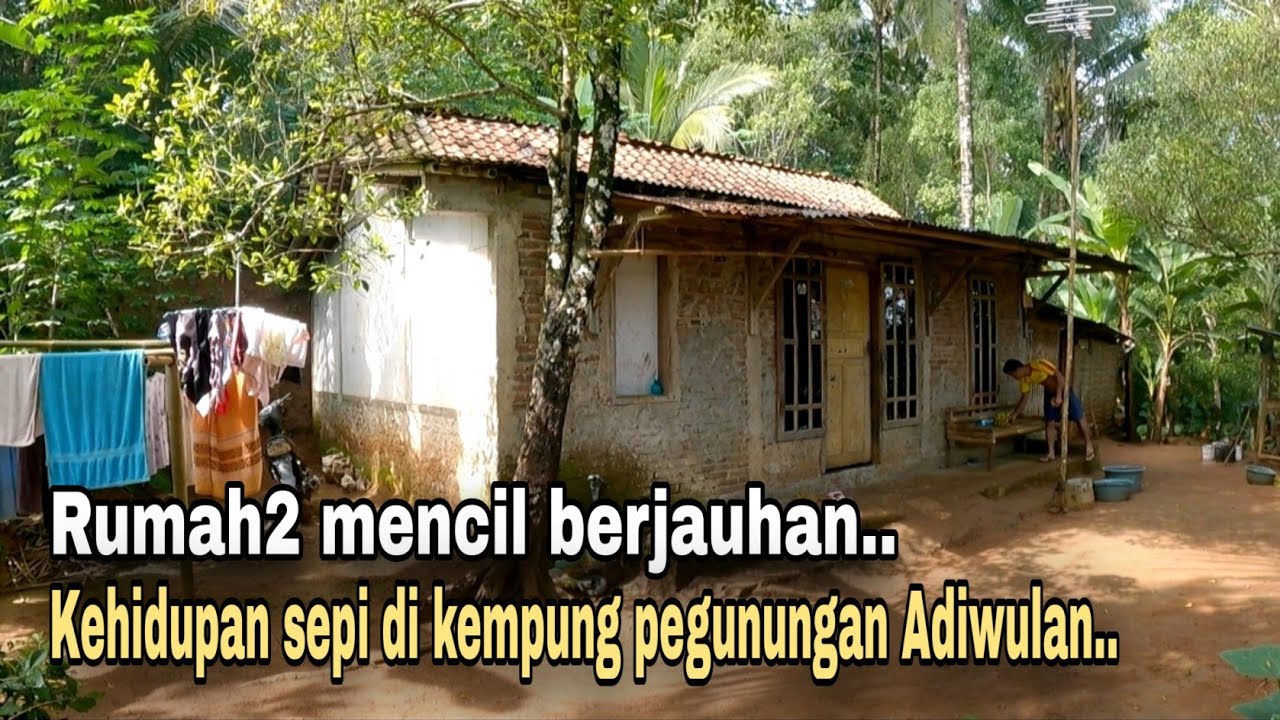 INILAH KEHIDUPAN SEPI DI KAMPUNG PEGUNUNGAN, ADIWULAN BANJARNEGARA JAWA TENGAH.