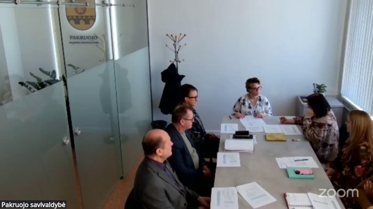 Pakruojo rajono savivaldybės infrastruktūros plėtros rėmimo programos komisijos posėdis