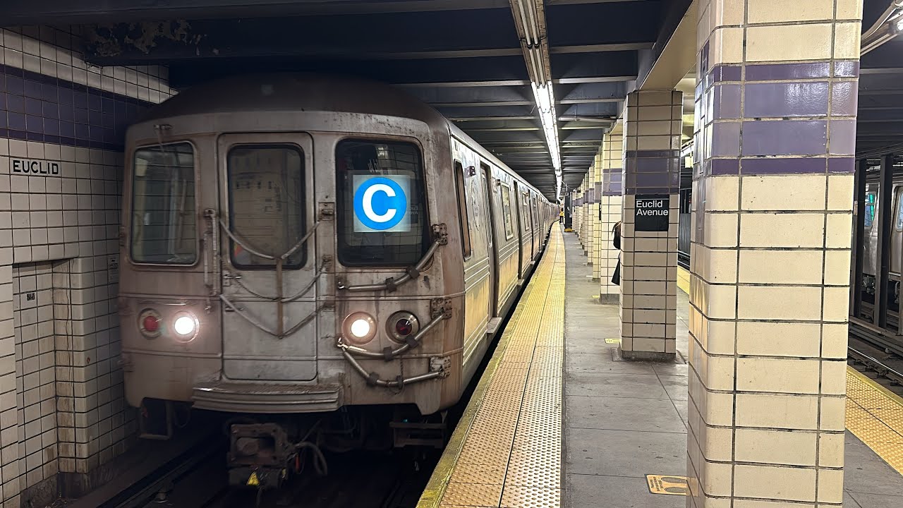 IND Fulton Street Line: (A) Express & (C) Trains Begin/End @ Euclid Avenue (R46, R179, R211A, R211T)