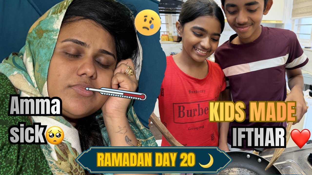Ramadan Day 20 | Unexpected Incident … Kids Saved Today’s Iftar ❤️