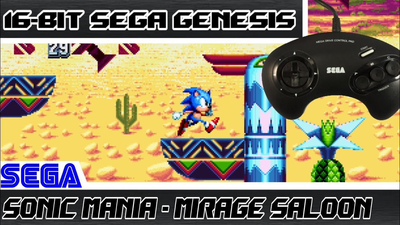 [16-bit Sega Genesis] Sonic Mania - Mirage Saloon Act 2 (YM2612)