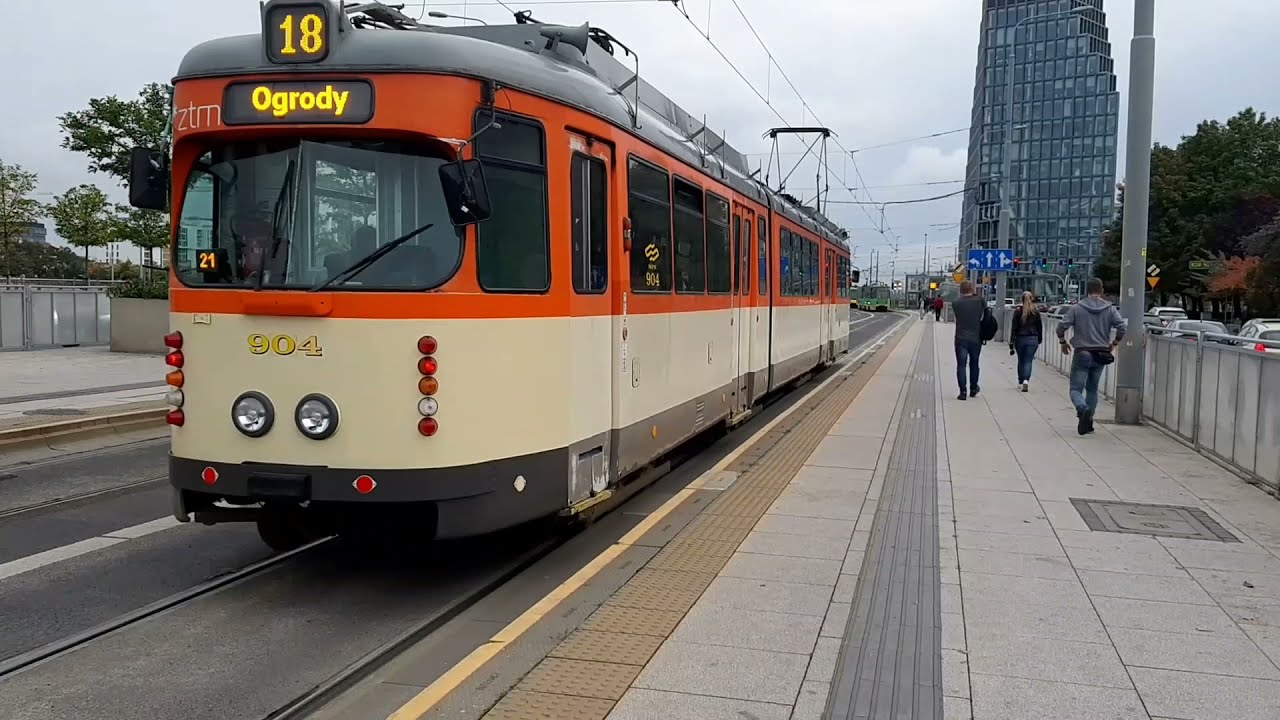 Tramwaje w Poznaniu - jesienią 2021