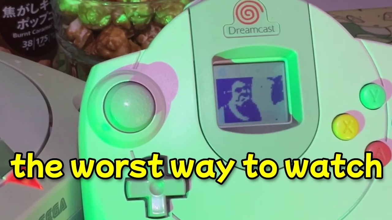 Hacking the Dreamcast VMU to watch Shrek