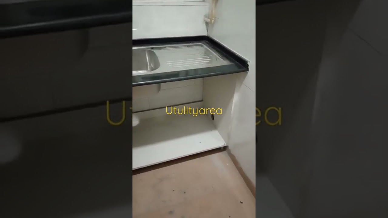 How to use utility area#utilitiesforeveryhome . We have fixed 2sinks one for dish & vegetables wash