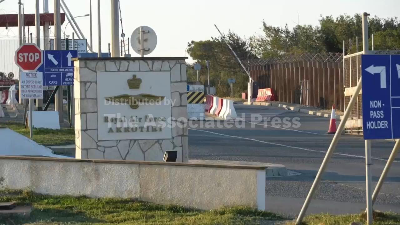 Cyprus says drone that hit British military base caused ‘limited damage’