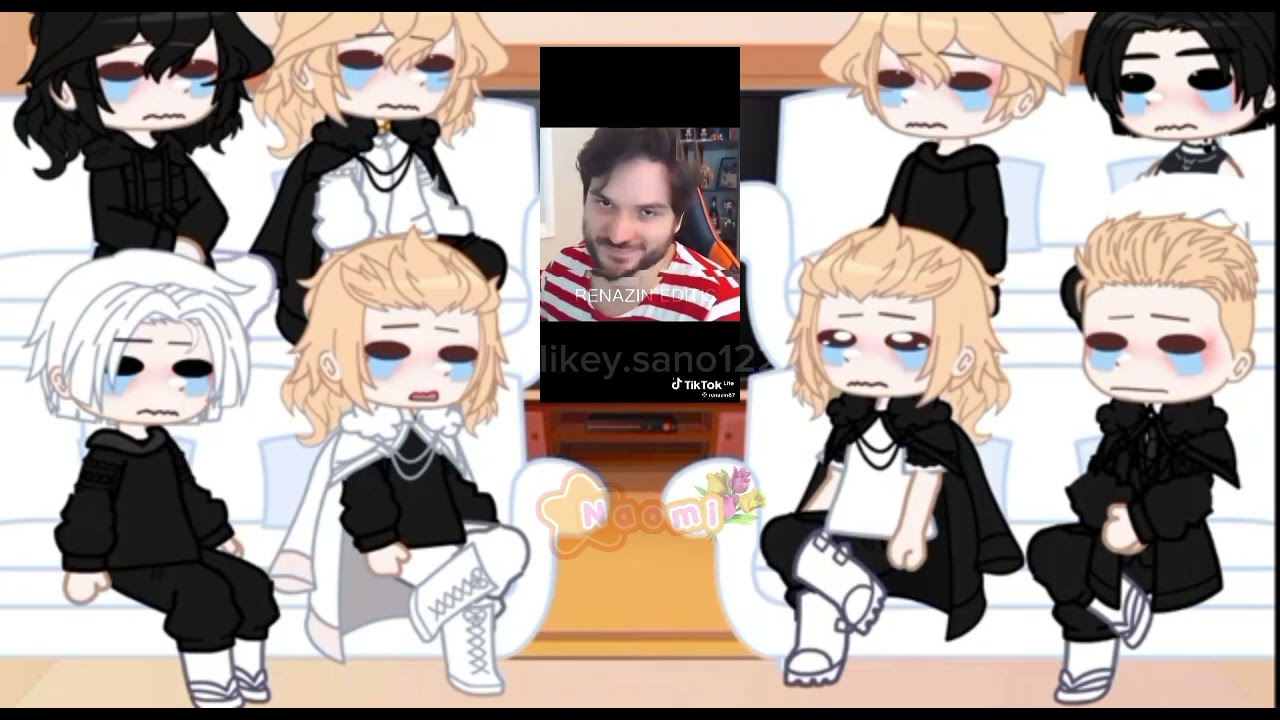 Mikey's react to takemichi as jazzghost (mitake)original  um pedido 