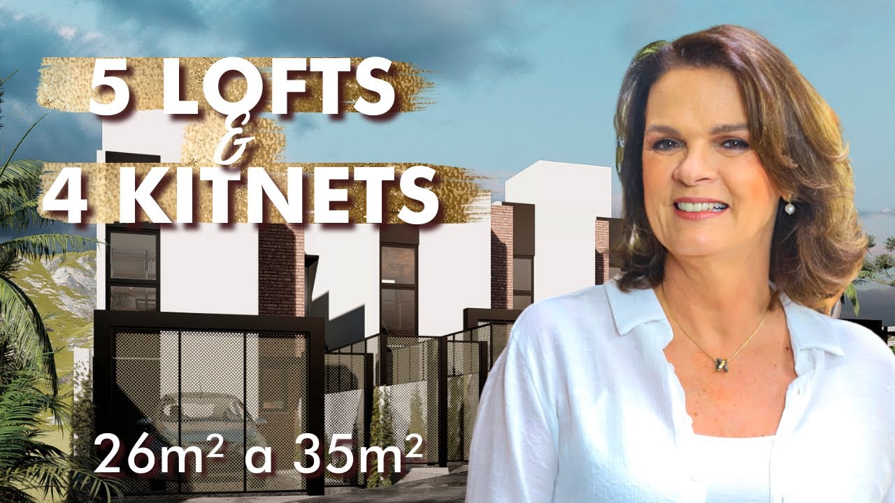 Condomínio de lofts de 36m² e kitnets de 25m² com cama elevada