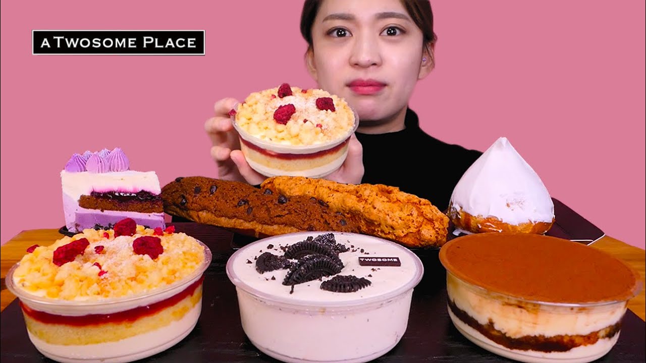 🍰Sweet cake🥰새해엔 달콤하게_투썸케이크 먹방💕 [Twosome, Chocolate croquant chou, Ice box, Tiramisu cake] Mukbang