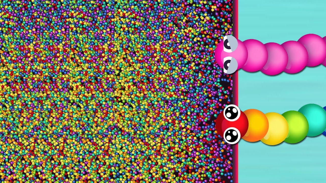 OMG 🐍 KING RAINBOW VS KRAZY PINKY 🐍 BEST EPIC SNAKE IO GAMEPLAY 🐍#snakeio 