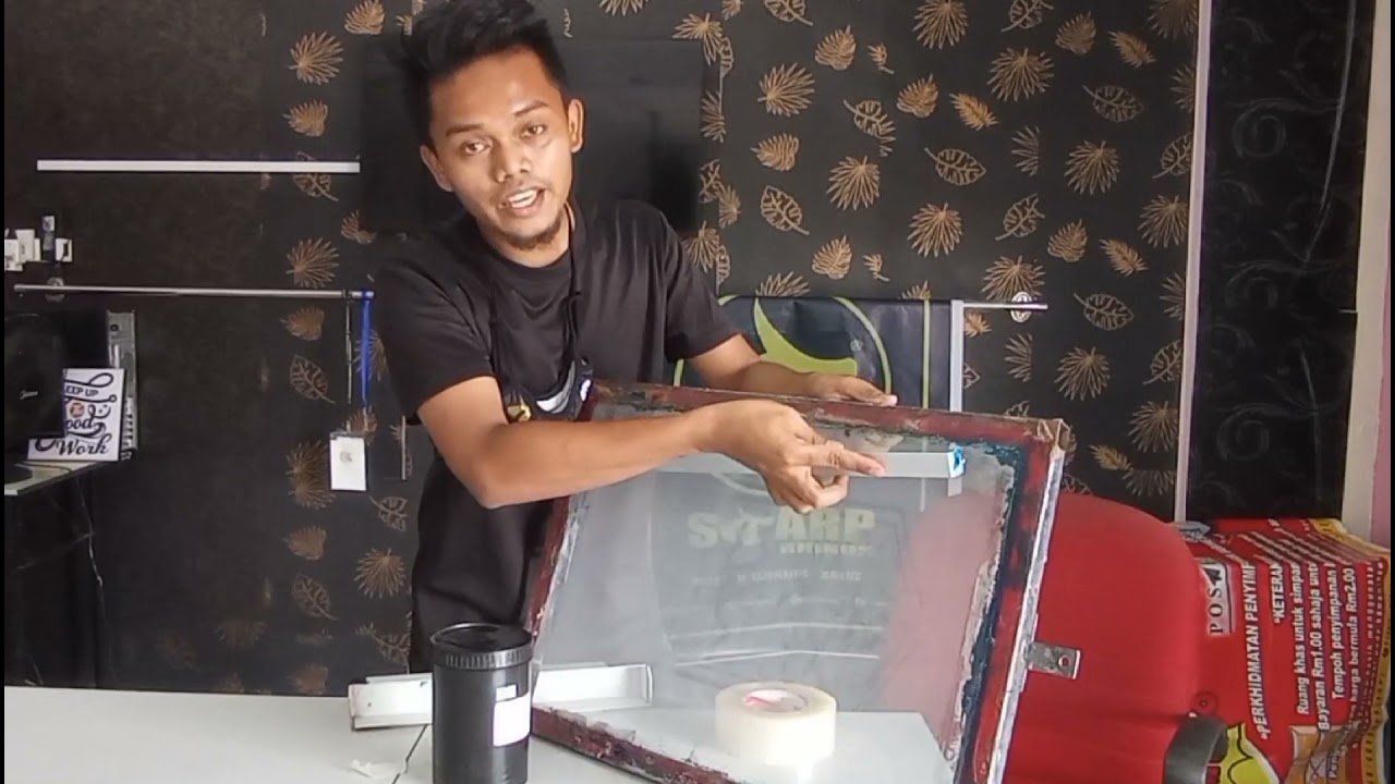 CARA LENGKAP BELAJAR PRINTING SILKSCREEN | BOCORAN TEKNIK RAHSIA |SHARP RHINOS