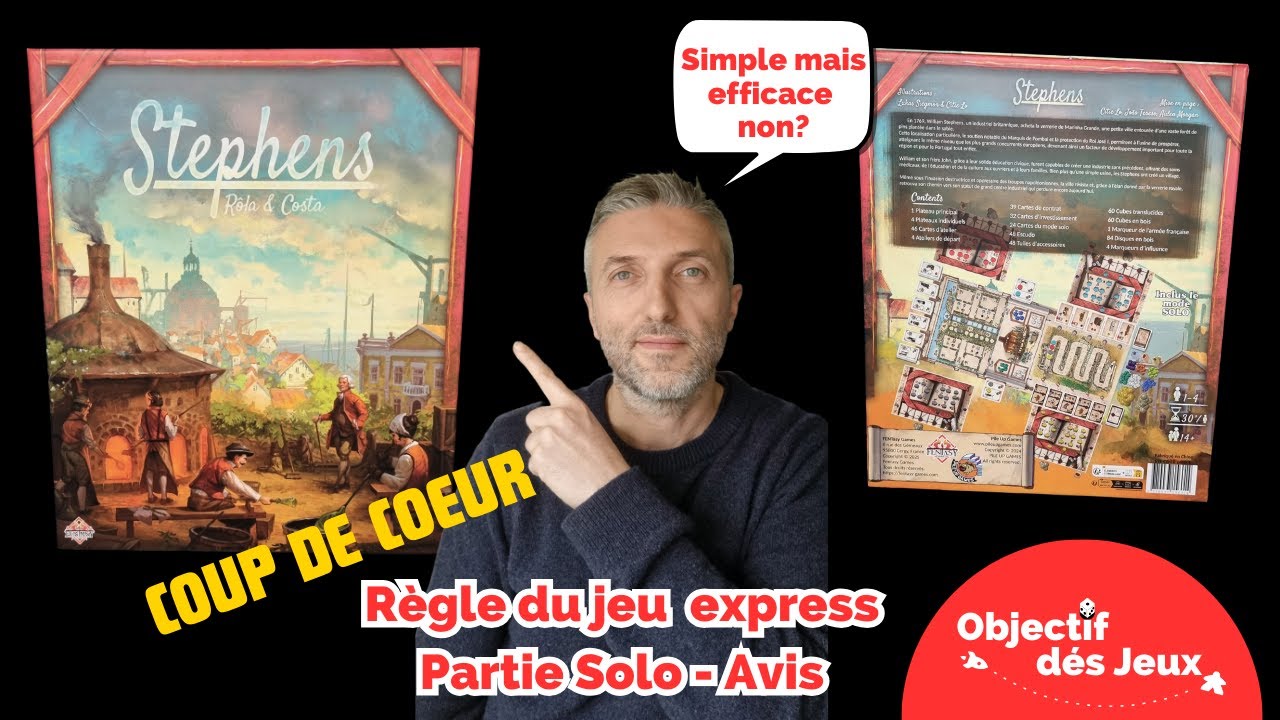 STEPHENS – Règles du jeu expliquées | Mode solo & partie complète | Fentasy Games