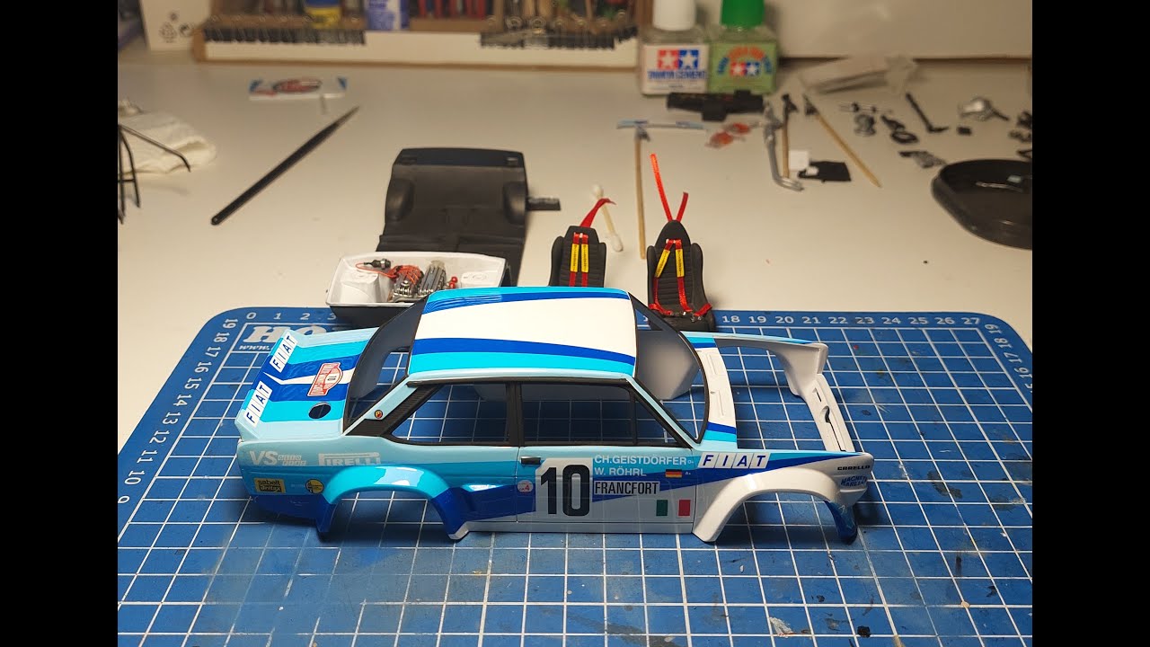 Fiat 131 Abarth Rally Italeri 1/24 makett építés Part-2