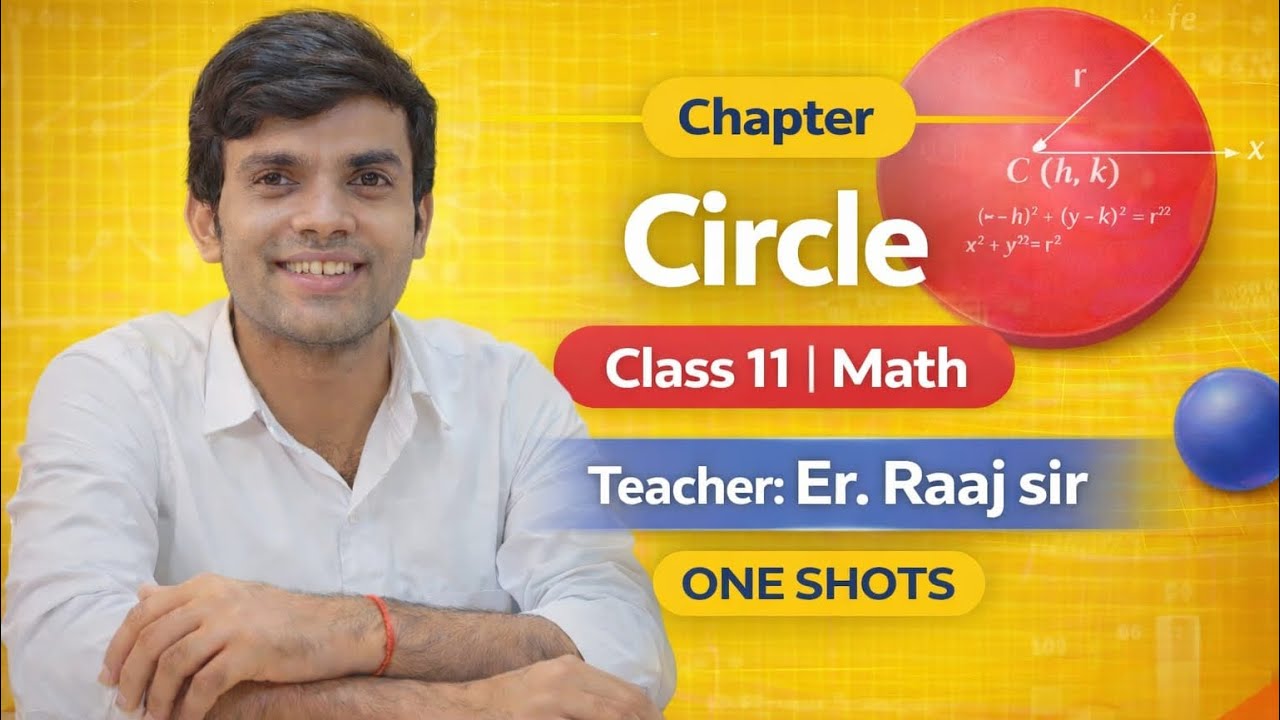 Circle | Complete Chapter | Class 11 Maths | One Shot | Er. Raaj Sir | v1