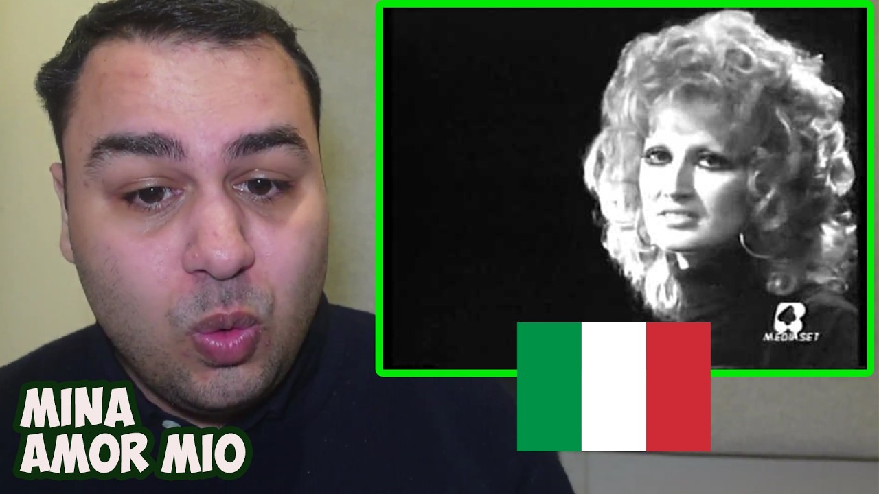 British Reaction To Mina - Amor Mio (Italian Music)