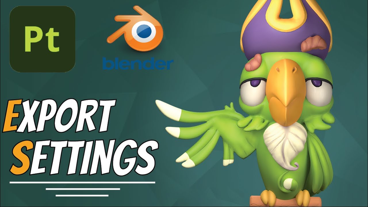 Substance Painter to Blender Export/Import Settings Explained - Part 4