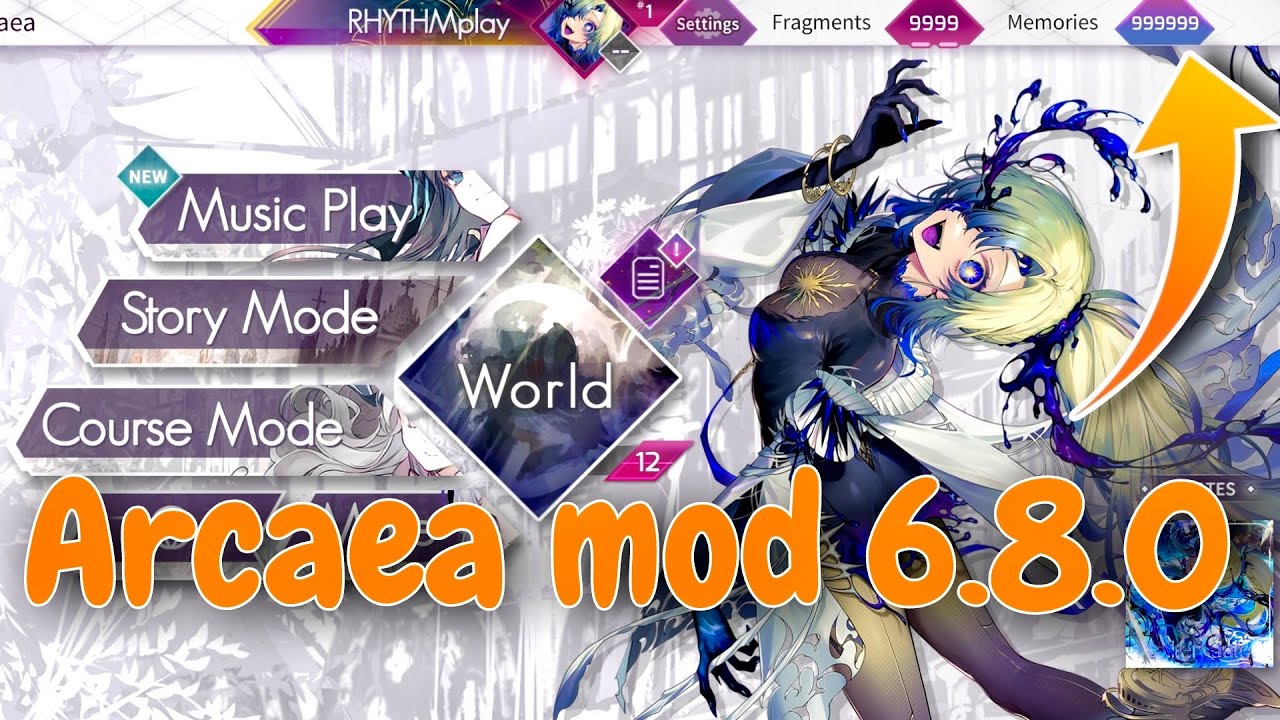 Download Arcaea Mod v6.8 100% Working 
