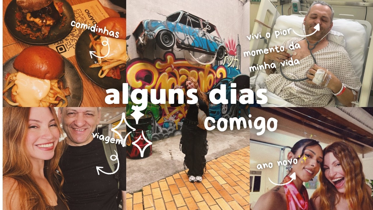 VLOG alguns dias comigo | viagem, hospital, ano novo, vida real