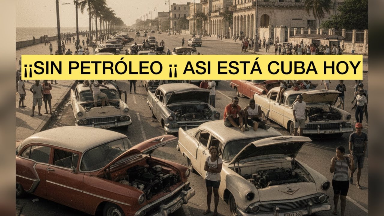 CRISIS DEL TRANSPORTE EN CUBA 🇨🇺 POR FALTA DE COMBUSTIBLE en la LA HABANA 