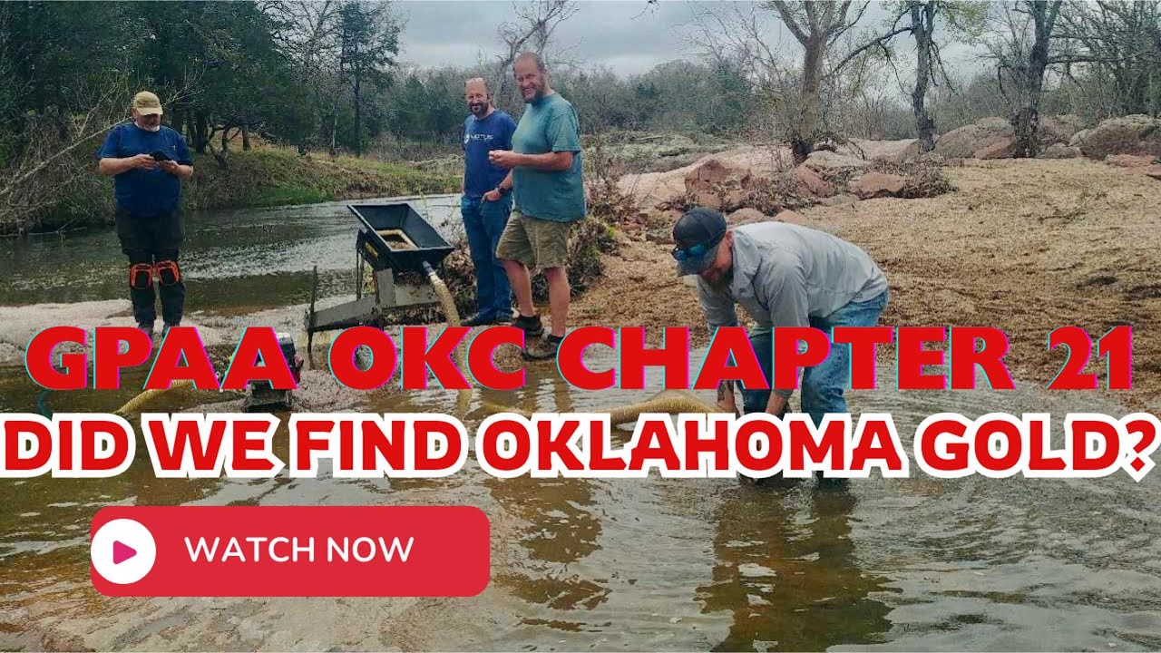 Gold Prospecting Rock Creek| Tishomingo Oklahoma| GPAA Chapter 21 Outing