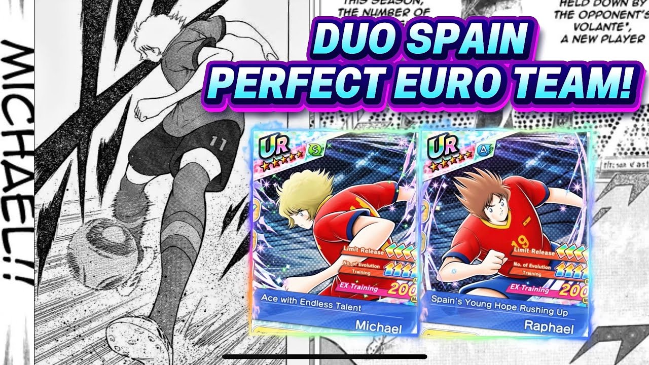 REVIEW NEW RAPHAEL & MICHAEL DC WITH PERFECT EURO TEAM! CAPTAIN TSUBASA DREAM TEAM