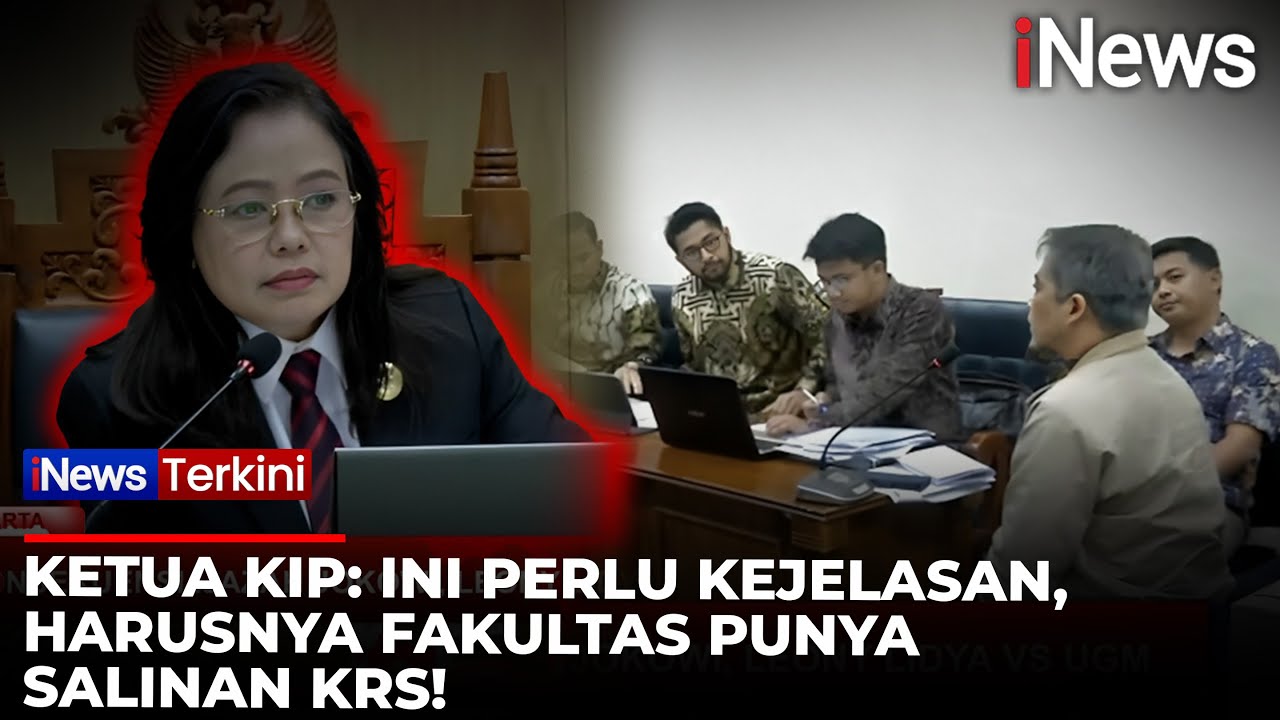 Ketua KIP Cecar UGM soal Bukti KKN hingga KRS di Sidang Uji Konsekuensi Ijazah Jokowi