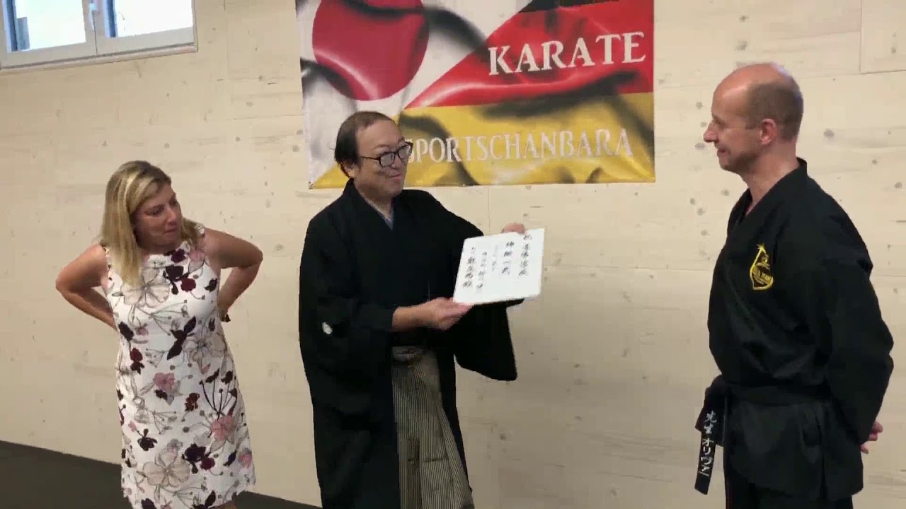 Einweihung des THE DOJO Alzey durch Sensei Hosokawa aus Japan